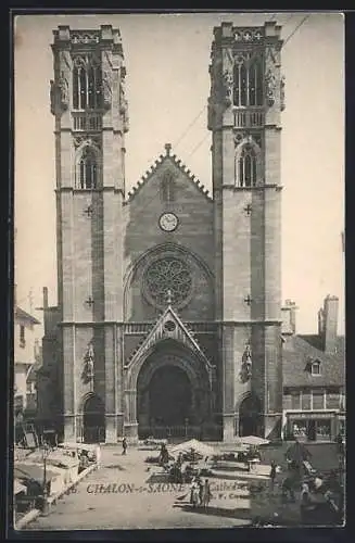 AK Chalon-s-Saone, Cathédral St. Vincent