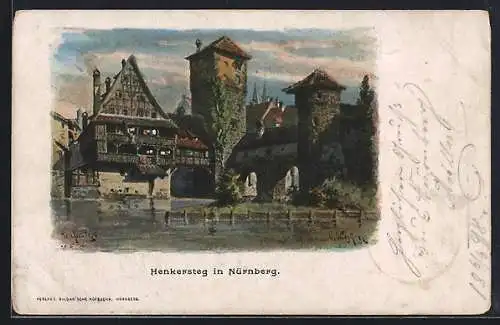 AK Nürnberg, Henkersteg um 1900