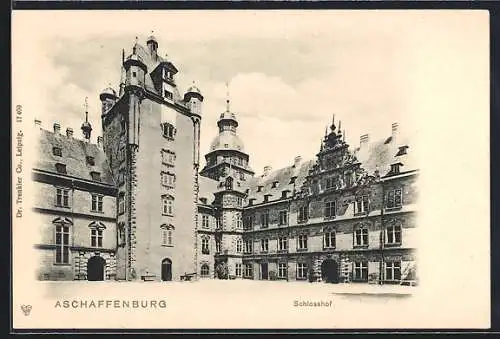 AK Aschaffenburg, im Schlosshof