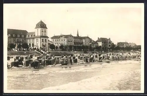 Foto-AK Binz /Rügen, Am Kurhaus