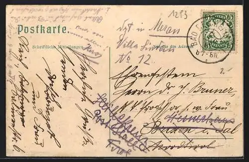 AK Bad Reichenhall, Ortsansicht v. Nonn