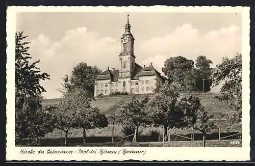 AK Birnau /Bodensee, Probstei, Kirche der Cistercienser