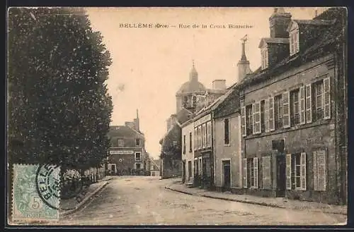 AK Belleme /Orne, Rue de la Croix Blanche