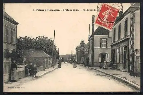 AK Bretoncelles, Rue Ernest Sagot