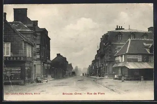 AK Briouze /Orne, Rue de Flers