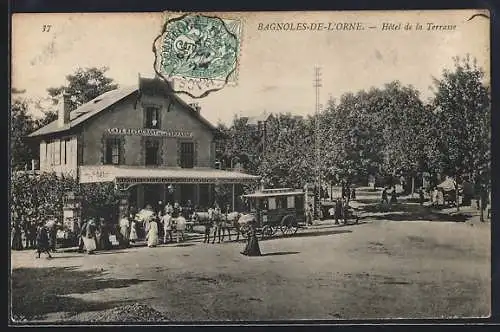 AK Bagnoles-de-l`Orne, Hôtel de la Terrasse