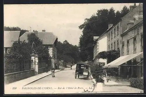 AK Bagnoles-de-l`Orne, Rue de l`Hotel de Paris