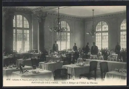 AK Bagnoles-de-l`Orne, Salle a Manger de l`Hotel des Thermes, Innenansicht