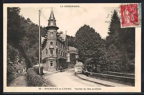 AK Bagnoles-de-l`Orne, Pavillon du Roc au-Chien