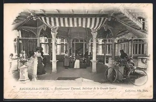 AK Bagnoles-de-l`Orne, Établissement Thermal - Intérieur de la Grande Source