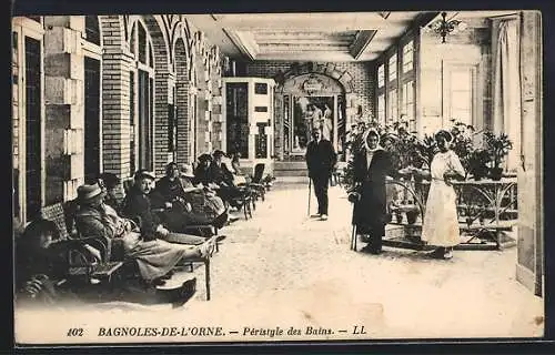AK Bagnoles-de-l`Orne, Péristyle des Bains