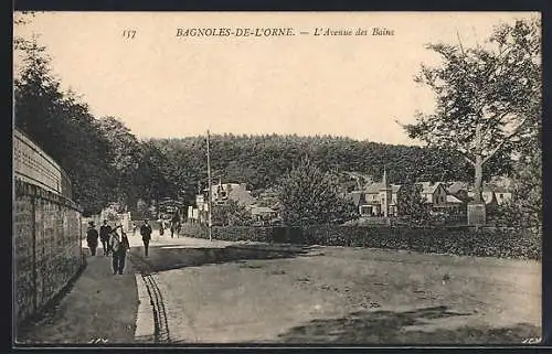 AK Bagnoles-de-l`Orne, L`Avenue des Bains