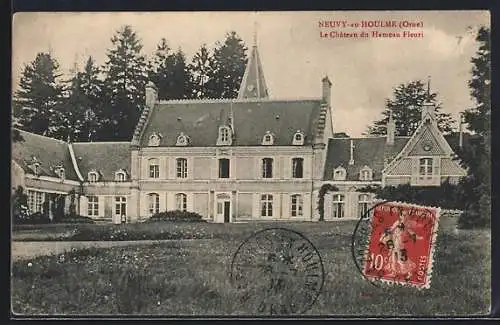 AK Neuvy-au-Houlme, Le Chateau du Hameau Fleuri