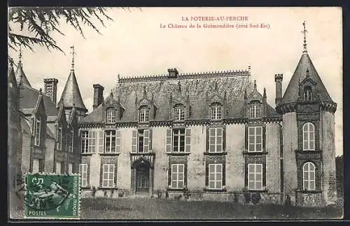 AK La Poterie-au-Perche, Le Chateau de la Guimandière, cote Sud-Est
