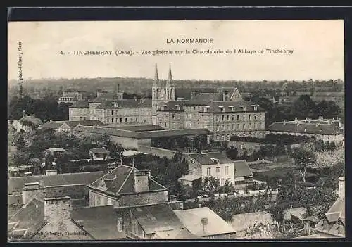 AK Tinchebray /Orne, Vue generale sur la Chocolaterie de l`Abbaye