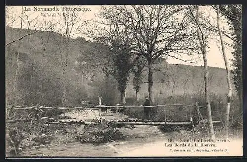 AK Saint-Philbert-s.-Orne, Les Bords de la Rouvre