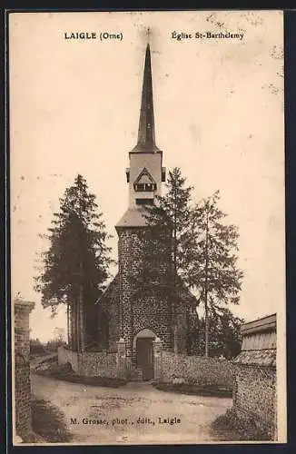 AK Laigle /Orne, Eglise St-Barthélemy