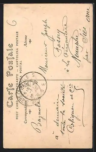 AK Mesnil-Gondouin, intérieur de l'église, la buitiéme merveille du monde