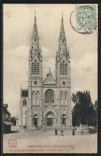 AK Vimoutiers /Orne, L`Eglise Notre-Dame