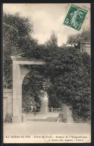 AK Le Haras du Pin, Porte de Paris, Avenue de l`Hippodrome