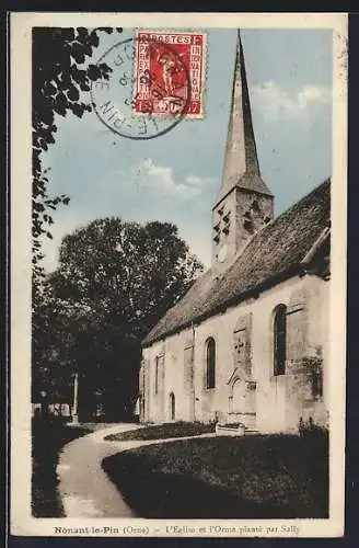 AK Nonant-le-Pin, L`Eglise et l`Orne planté par Sally