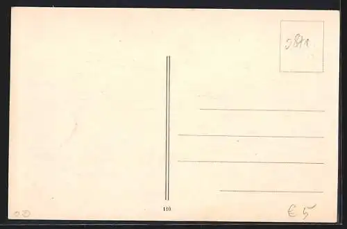 AK Saarbrücken, Reichsstrasse mit Strassenbahn