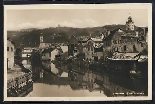 AK Eichstätt, Altmühlpartie am Kanal