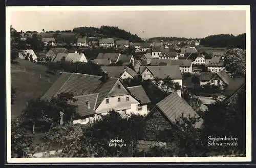 AK Seppenhofen /Schwarzwald, Ortsansicht aus der Vogelschau