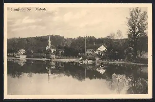 AK Ambach / Starnberger See, Ortsansicht