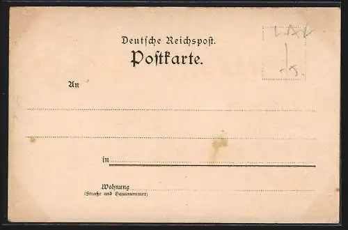 Lithographie Wiesbaden, Gasthaus auf dem Neroberg, Neroberg-Tempel, Kochbrunnenplatz, Bergbahn