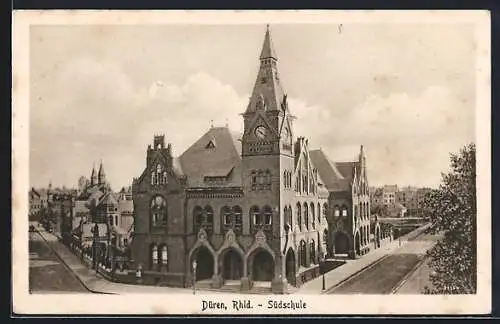 AK Düren /Rhld., Blick auf die Südschule