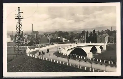 AK Fraulautern, Blick auf eine Brücke