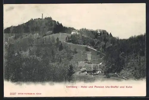 AK Uetliberg, Hotel und Pension Uto-Staffeln und Kulm