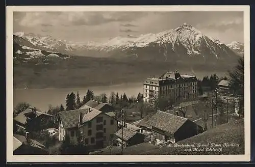 AK St. Beatenberg, Grand Hotel Kurhaus und Hotel Edelweiss