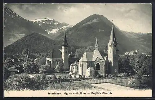 AK Interlaken, Katholische Kirche - Eglise catholique - English Church