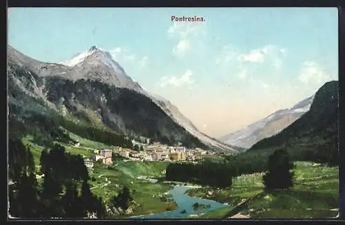 AK Pontresina, Totale des Ortes