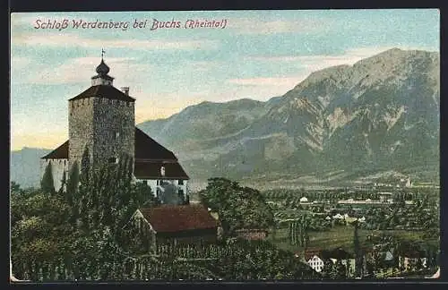 AK Buchs-Werdenberg, Ansicht vom Schloss Werdenberg