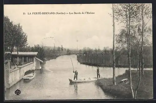 AK La Ferté-Bernard, Les Bords de l`Huisne