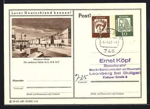 AK Hannover, Messe, Die Hallen 16A, 16B und 16C