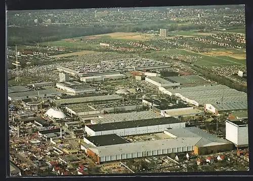 AK Hannover, Fliegeraufnahme der Messe