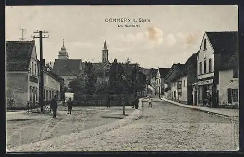 AK Cönnern a. Saale, Partie am Neumarkt