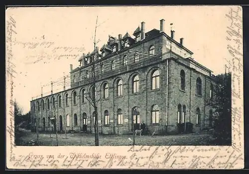 AK Ettlingen, Blick auf das Gasthaus Wilhelmshöhe