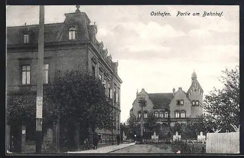 AK Osthofen, Partie am Bahnhof