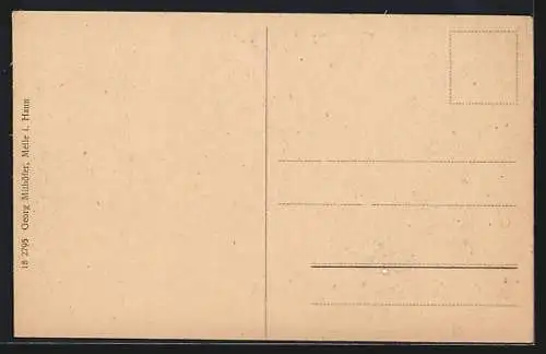 AK Melle, Blick in die Bahnhofstrasse