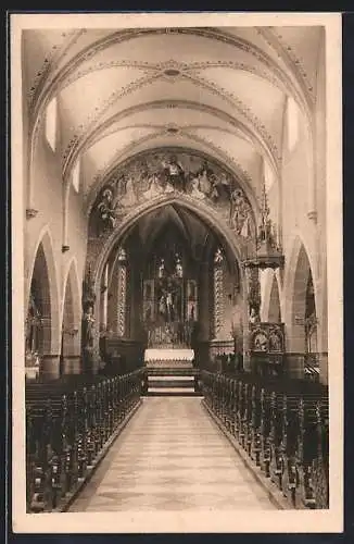 AK Germersheim a. Rh., Kath. Kirche, Innenansicht