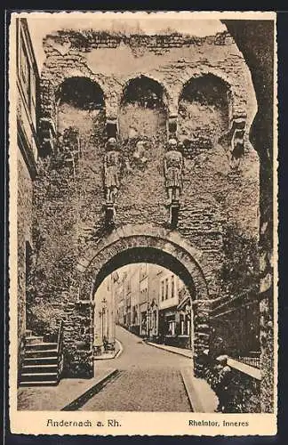 AK Andernach a. Rh., Rheintor, Inneres