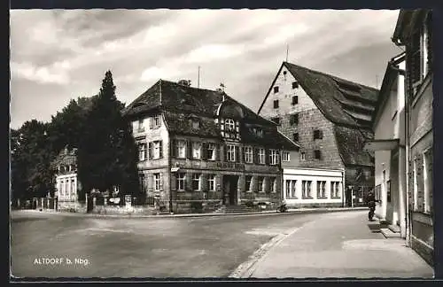 AK Altdorf / Nbg., Gasthof goldener Hirsch