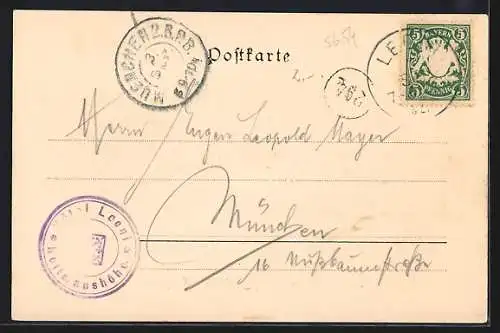 AK Berg / Starnberger See, Hotel Rottmannshöhe