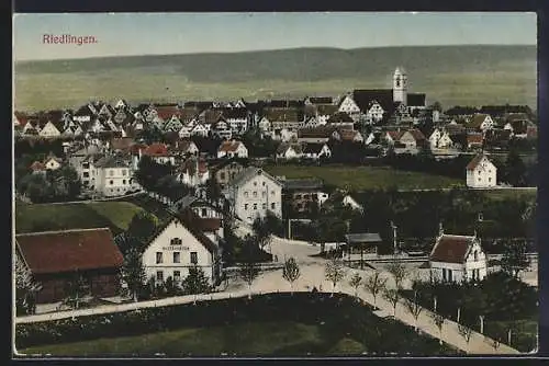 AK Riedlingen / Württ., Ortsansicht aus der Vogelschau