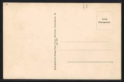 AK Murnau / Obb., Strassenpartie im Ort